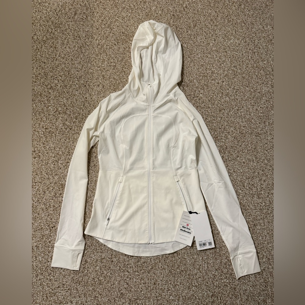 Lululemon Mist Over Windbreaker in White